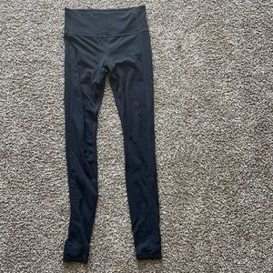 Athleta Black High Waist Open Heel Barre Leggings